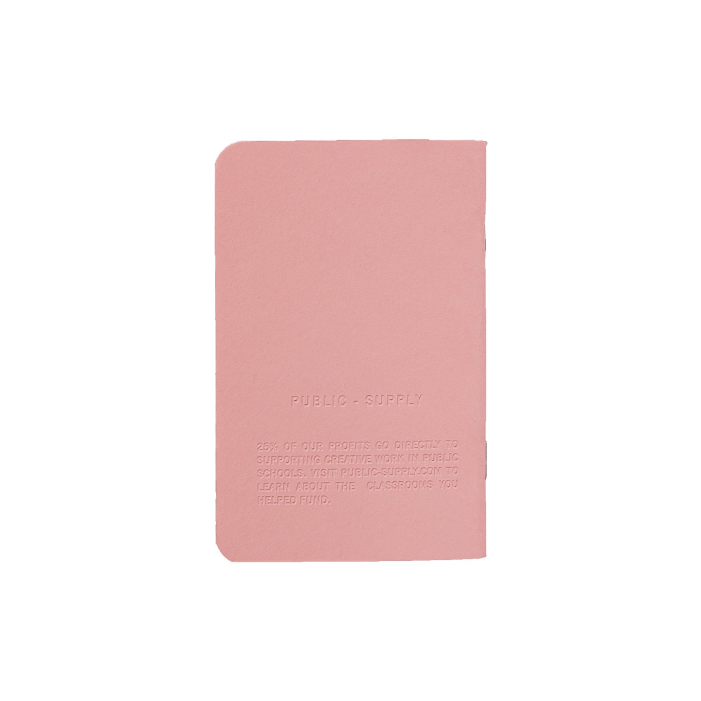 3.5x5.5" - Pocket Notebook - Embossed - Blush