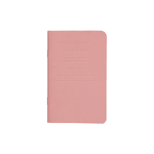3.5x5.5" - Pocket Notebook - Embossed - Blush