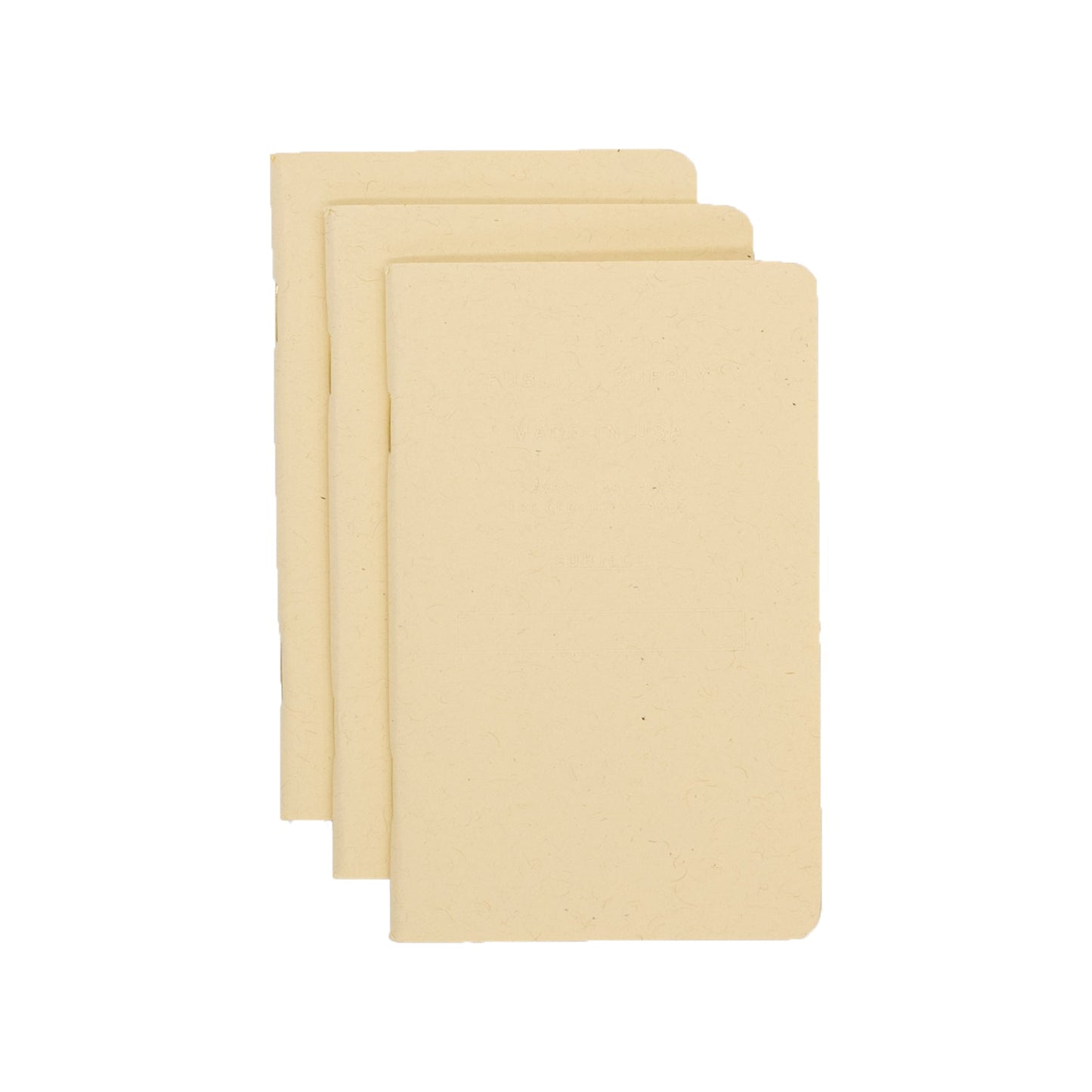 3.5x5.5" - Pocket Notebook - Embossed - Manila