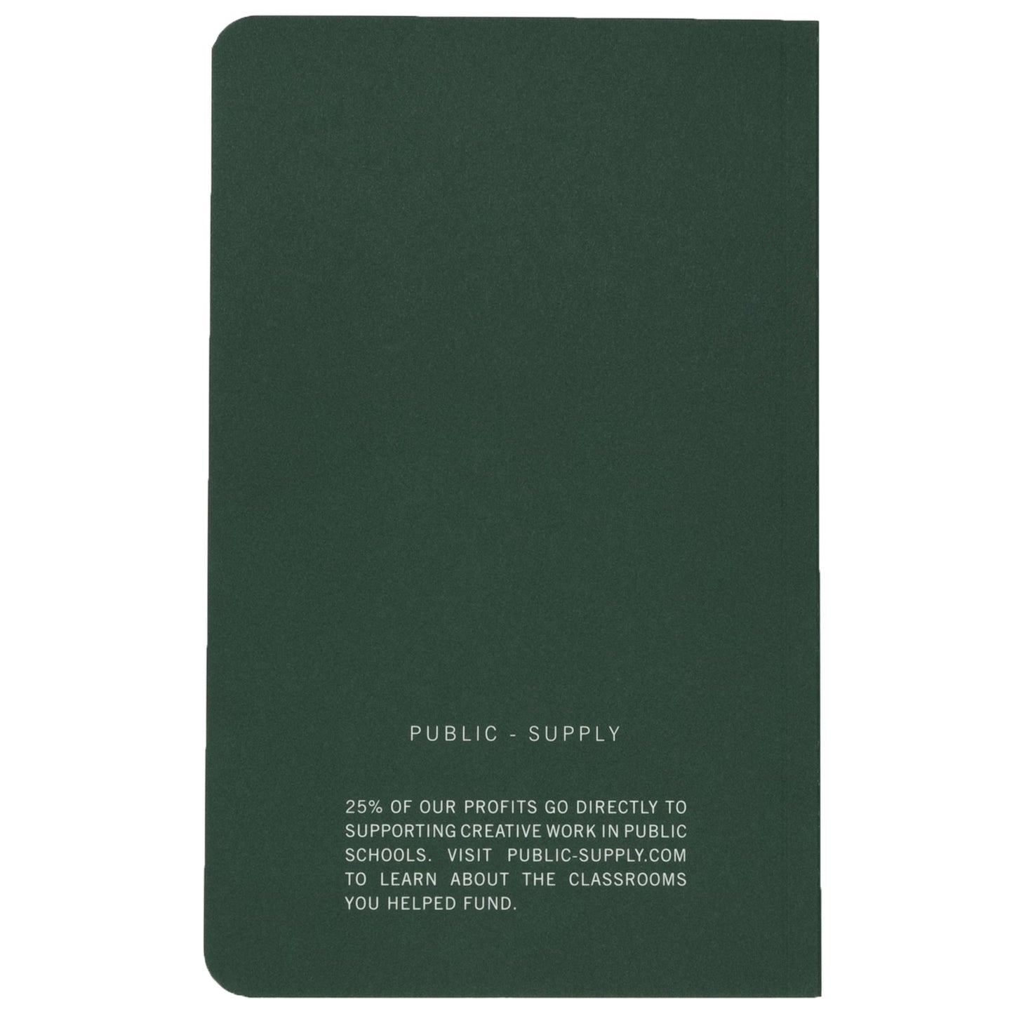 5x8" - Notebook - Soft Cover - Green